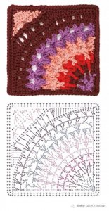 ​「钩编图解」精选的50个钩花图案，也许用得到！