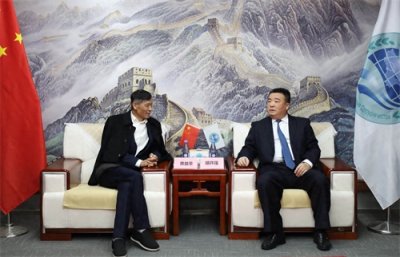 ​重庆福天下智能科技集团有限公司董事长黄益荣到访平台