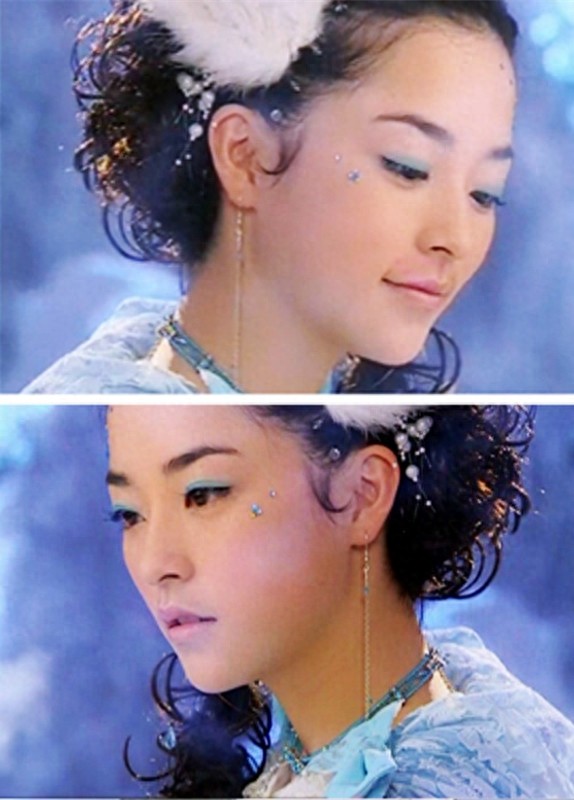 这位叫“雪精灵”的古装美女子,还真是人如其名的冰雪仙子一枚