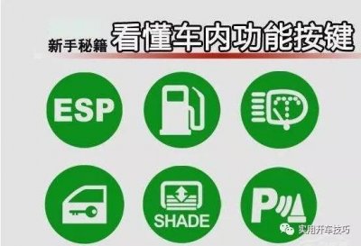 ​汽车内部按钮分不清？功能图解，读完这篇教您获得更好驾乘体验