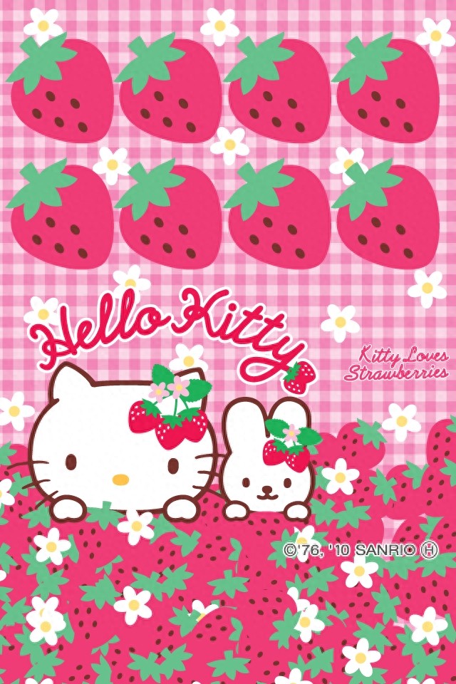 Hello Kitty粉色可爱锁屏壁纸