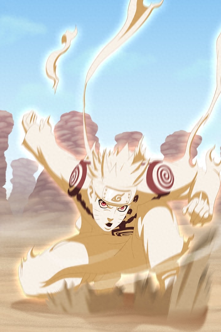 火影忍者手机高清壁纸，鸣人是真的帅