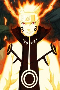 ​火影忍者手机高清壁纸，鸣人是真的帅