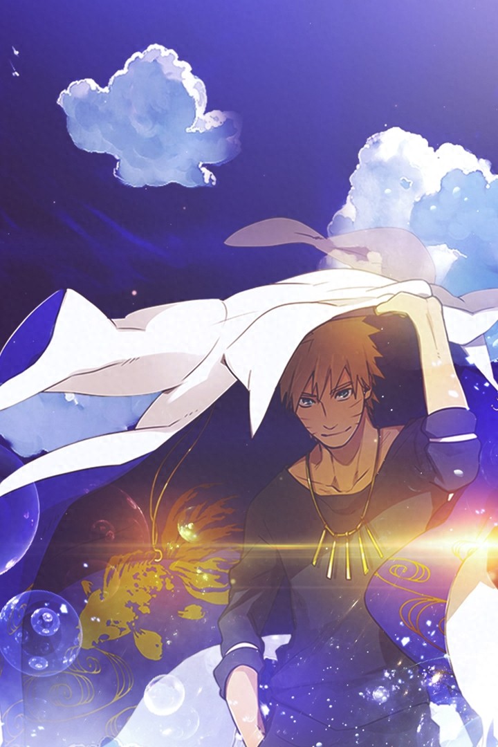 火影忍者手机高清壁纸，鸣人是真的帅